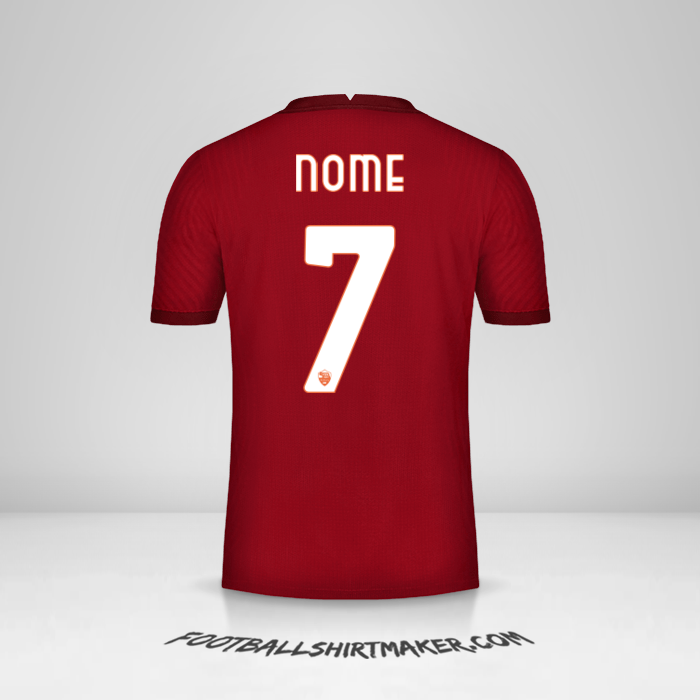 Camisa AS Roma Cup 2020/21 -  nome - 7