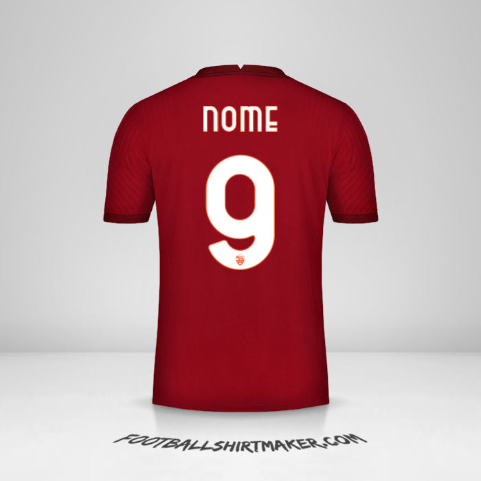 Maglia AS Roma Cup 2020/21 -  nome - 9