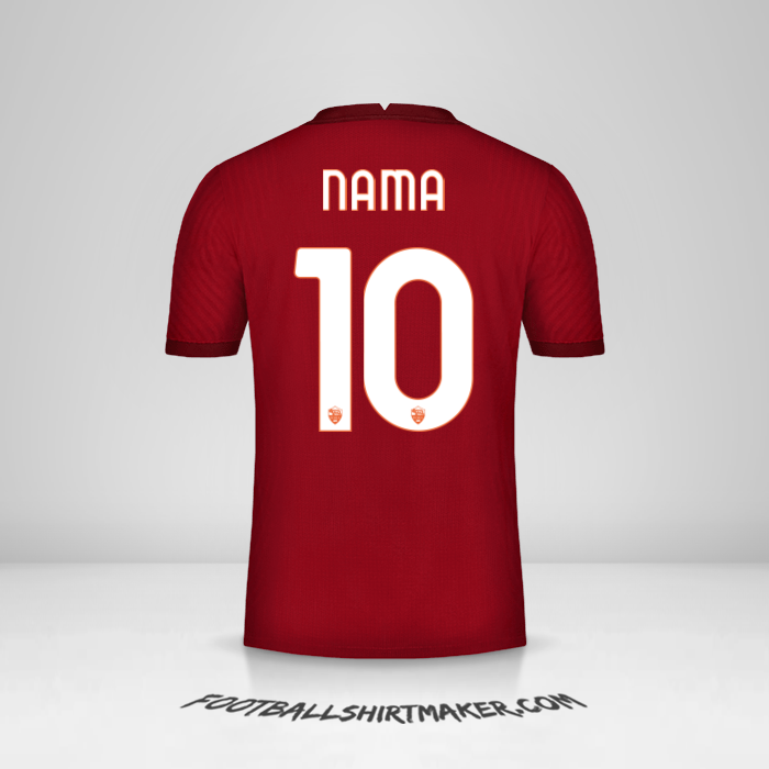 Jersey AS Roma Cup 2020/21 -  nama - 10