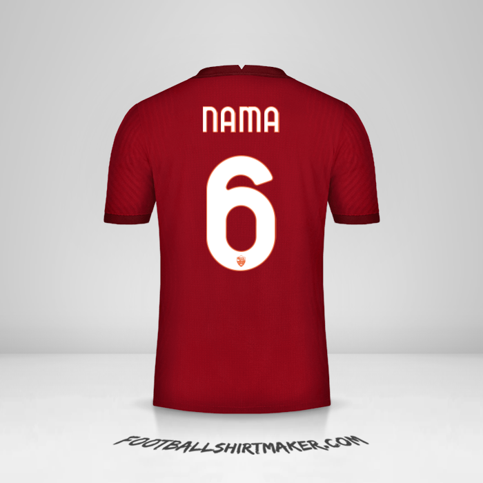 Jersey AS Roma Cup 2020/21 -  nama - 6