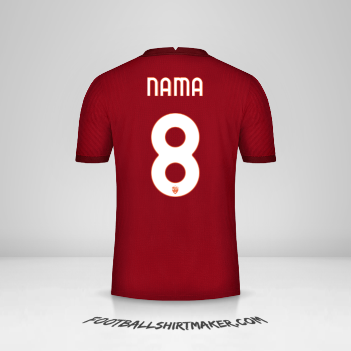 Jersey AS Roma Cup 2020/21 -  nama - 8