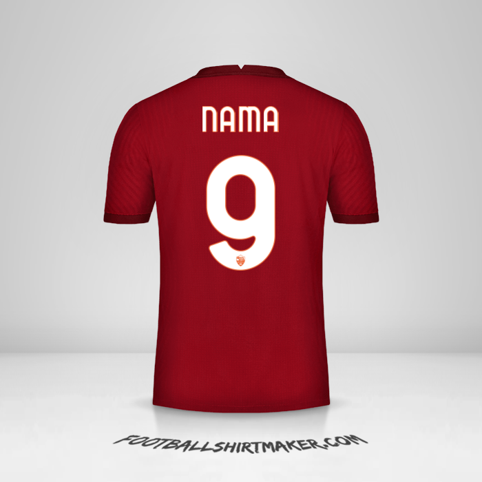 Jersey AS Roma Cup 2020/21 -  nama - 9