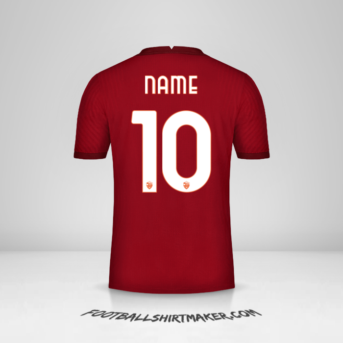 Shirt AS Roma Cup 2020/21 -  name - 10