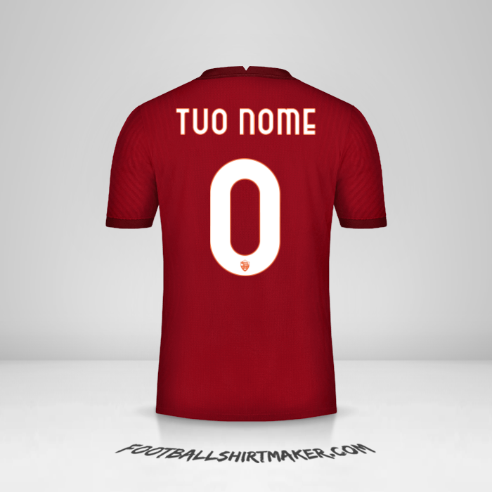 Maglia AS Roma Cup 2020/21 -  tuo nome - 0