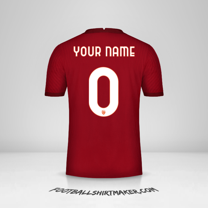 Shirt AS Roma Cup 2020/21 -  your name - 0