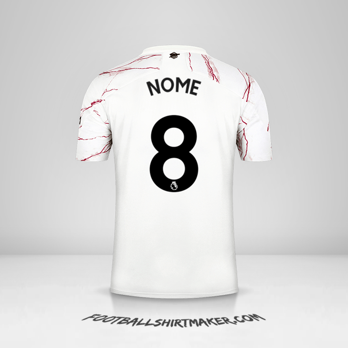 Camisa Arsenal 2020/21 Alternativa -  nome - 8