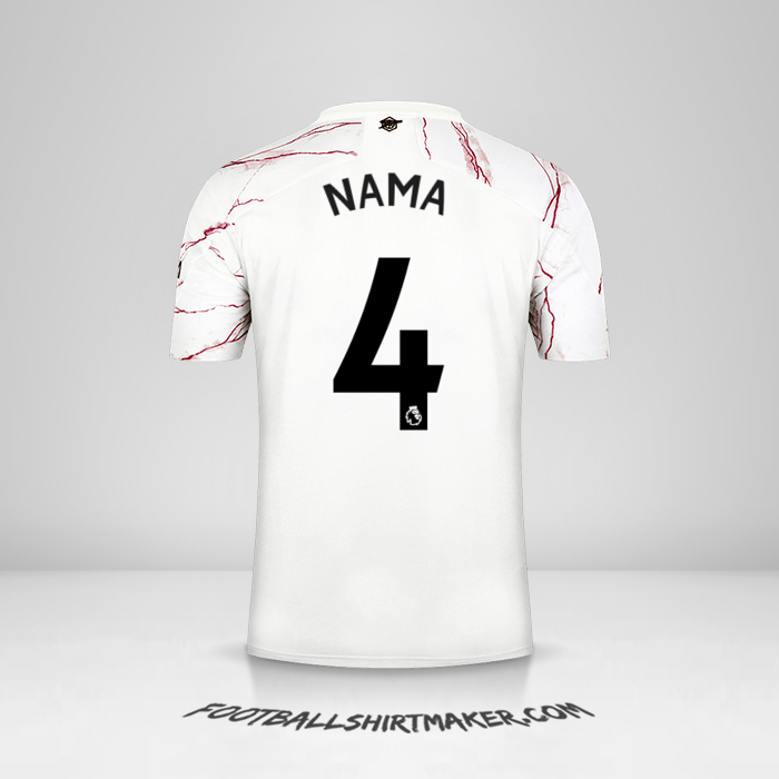 Jersey Arsenal 2020/21 Alternatif -  nama - 4