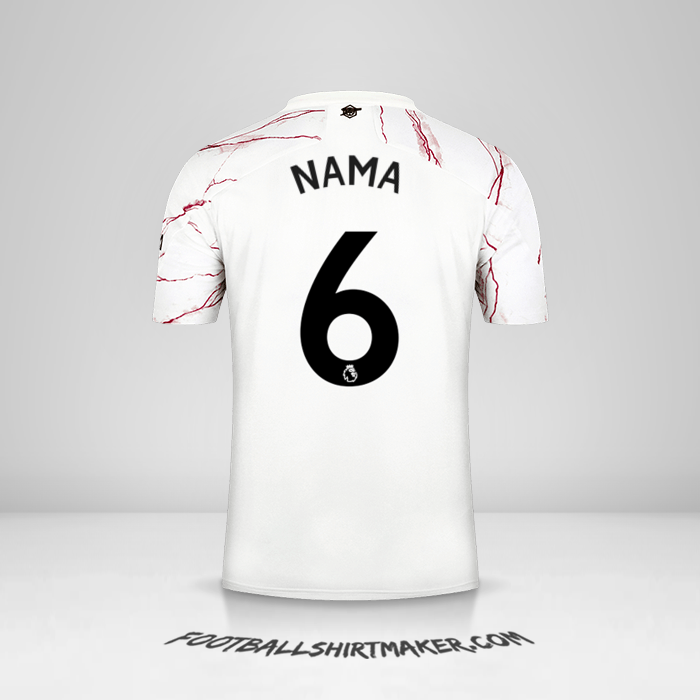 Jersey Arsenal 2020/21 Alternatif -  nama - 6