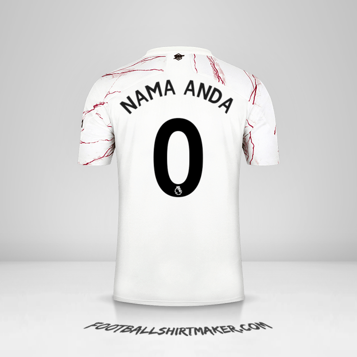 Jersey Arsenal 2020/21 II -  nama anda - 0