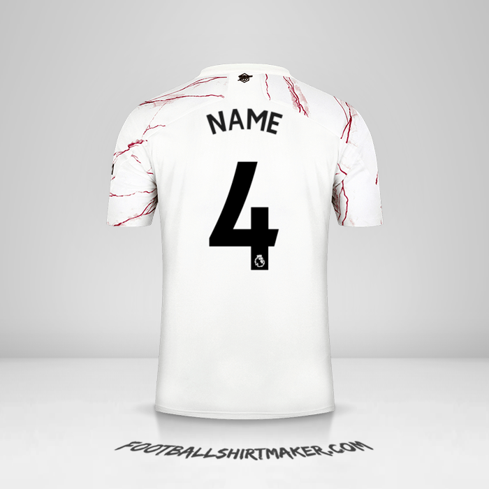Shirt Arsenal 2020/21 Away -  name - 4