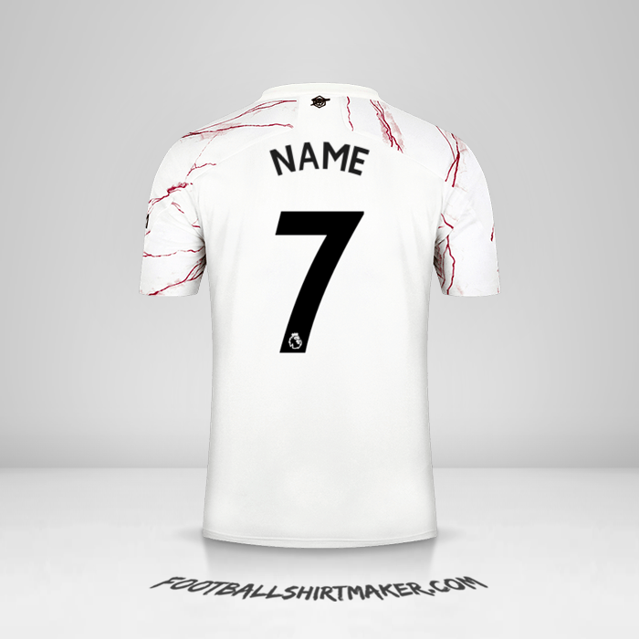Jersey Arsenal 2020/21 Away -  name - 7