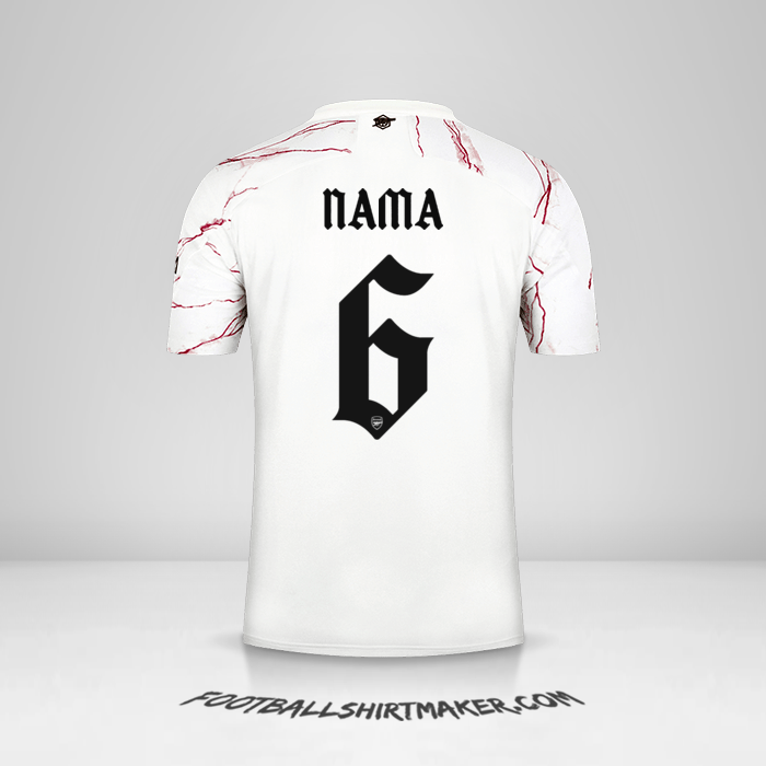 Jersey Arsenal Cup 2020/21 Alternatif -  nama - 6