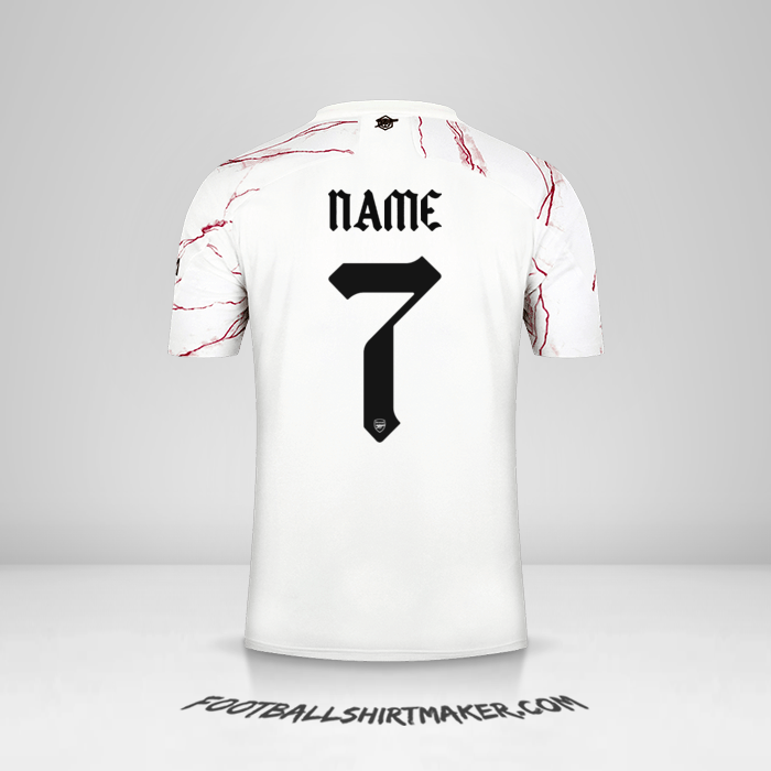 Trikot Arsenal Cup 2020/21 Auswärts -  name - 7