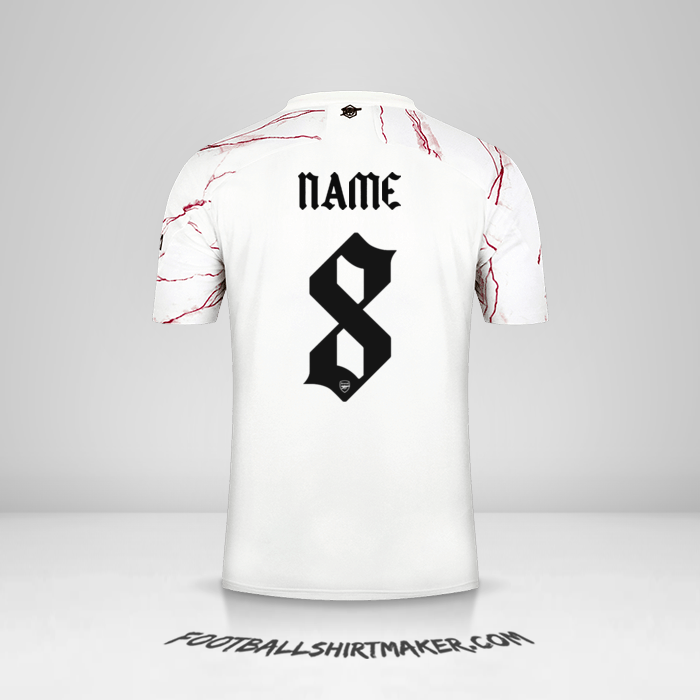 Trikot Arsenal Cup 2020/21 Auswärts -  name - 8