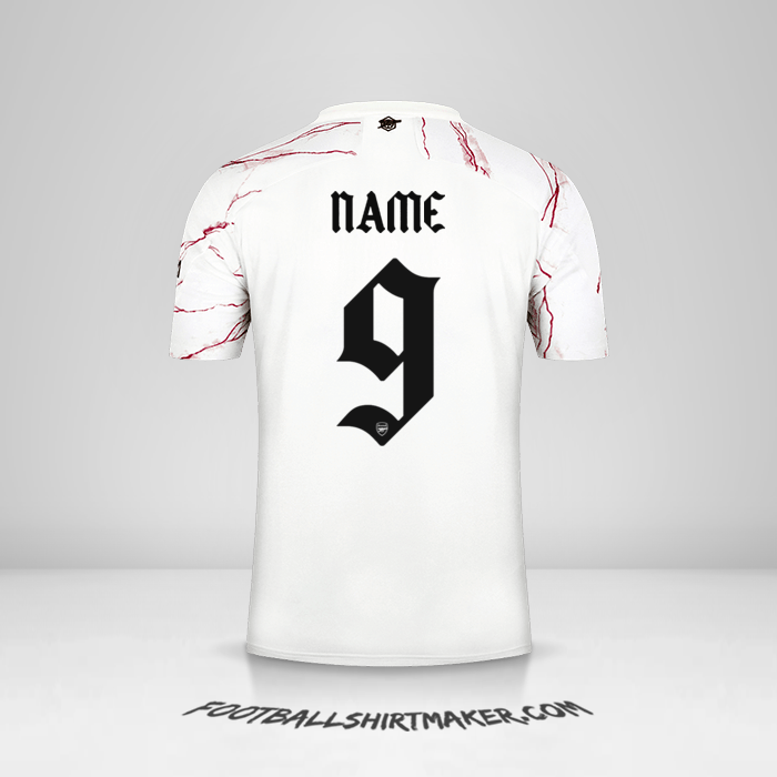 Trikot Arsenal Cup 2020/21 Auswärts -  name - 9