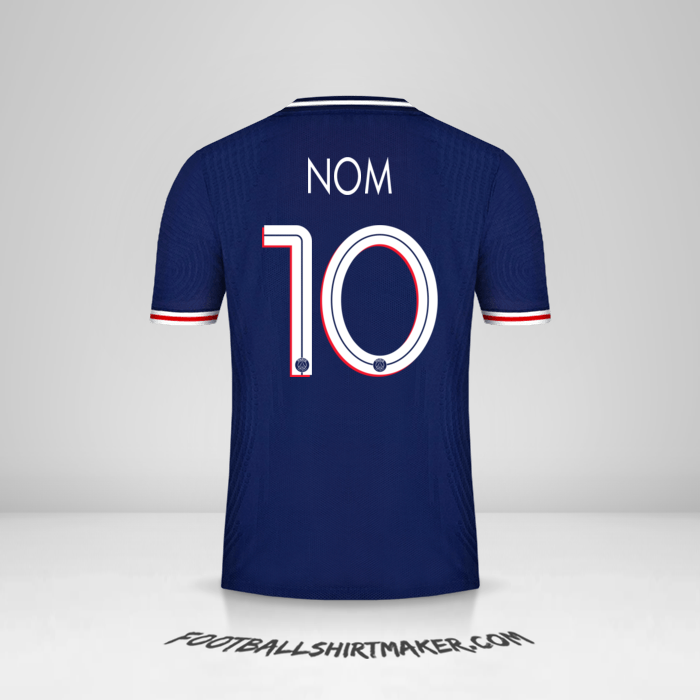 Maillot Paris Saint Germain Cup 2020/21 -  nom - 10