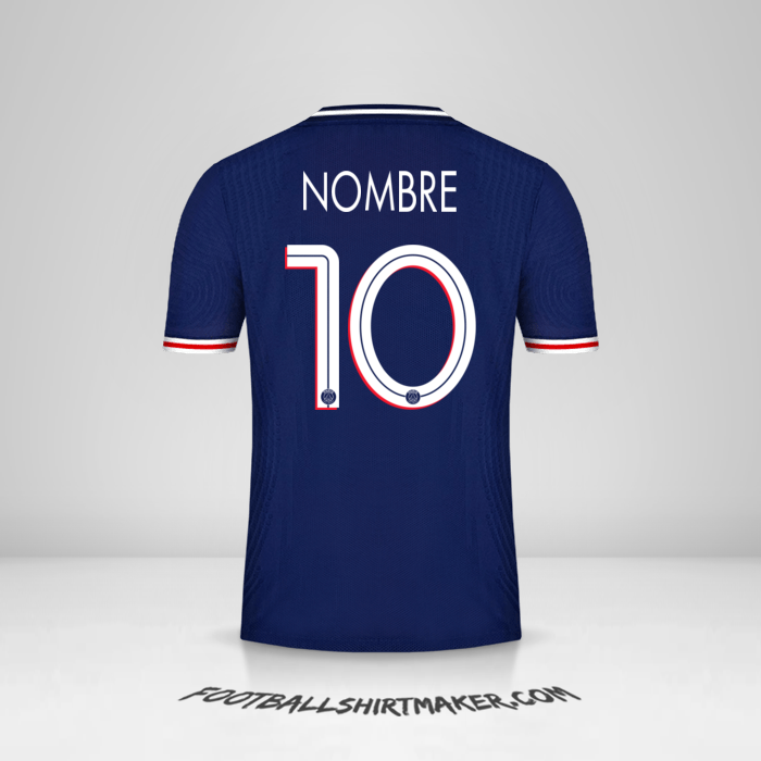 Jersey Paris Saint Germain Cup 2020/21 -  nombre - 10