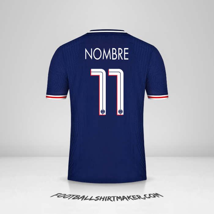 Jersey Paris Saint Germain Cup 2020/21 -  nombre - 11