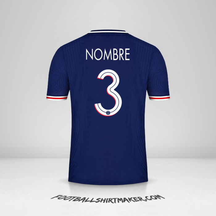 Camiseta Paris Saint Germain Cup 2020/21 -  nombre - 3