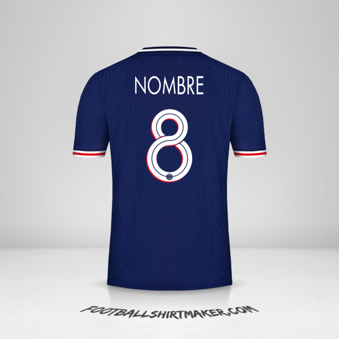 Camiseta Paris Saint Germain Cup 2020/21 -  nombre - 8