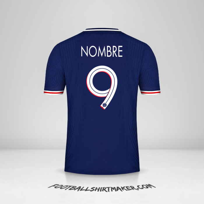 Camiseta Paris Saint Germain Cup 2020/21 -  nombre - 9