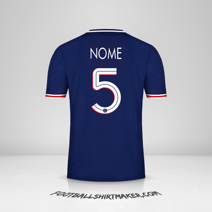 Maglia Paris Saint Germain Cup 2020/21 -  nome - 5
