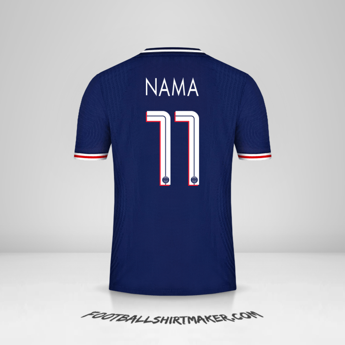 Jersey Paris Saint Germain Cup 2020/21 -  nama - 11