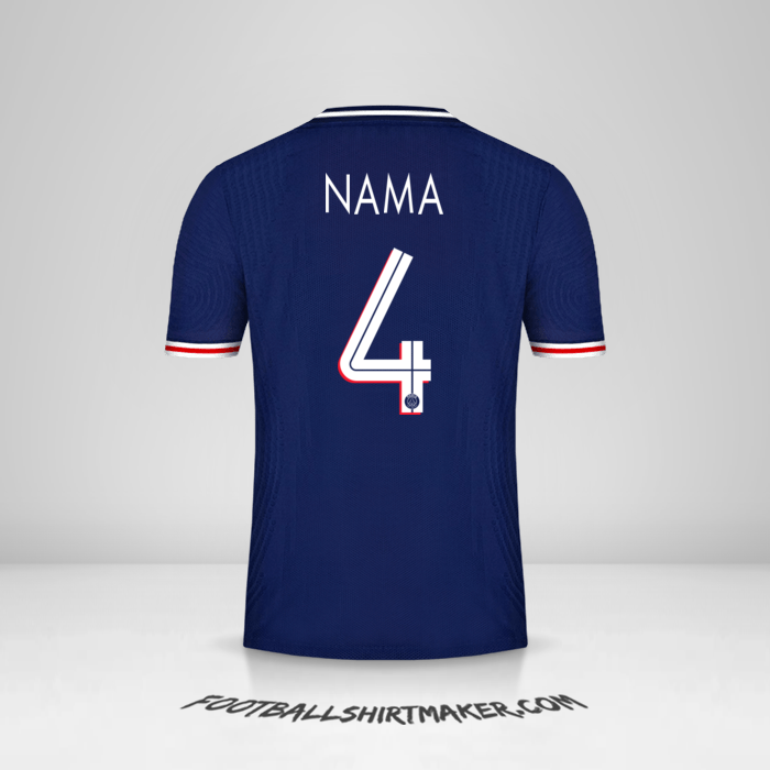 Jersey Paris Saint Germain Cup 2020/21 -  nama - 4