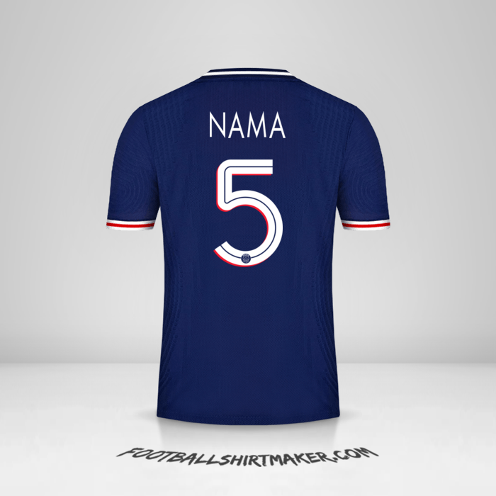 Jersey Paris Saint Germain Cup 2020/21 -  nama - 5