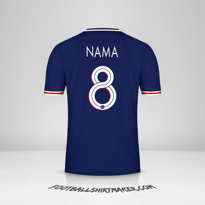 Jersey Paris Saint Germain Cup 2020/21 -  nama - 8