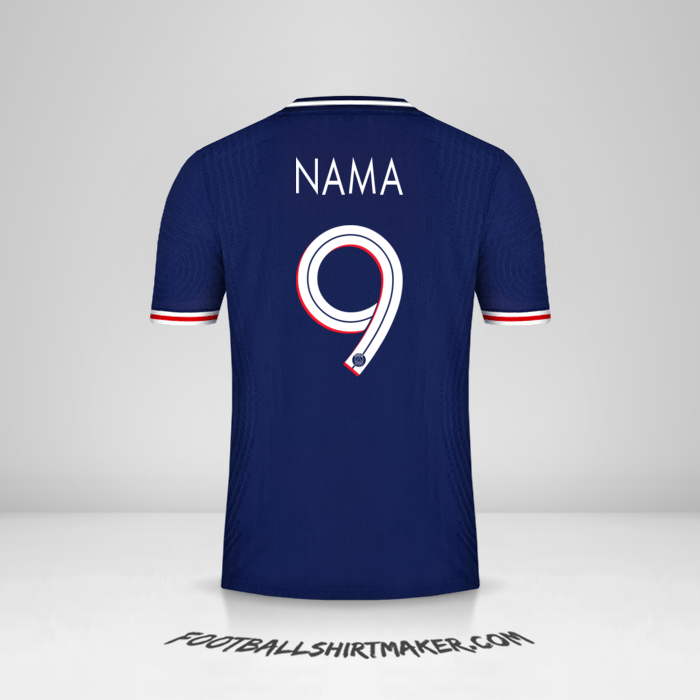Jersey Paris Saint Germain Cup 2020/21 -  nama - 9