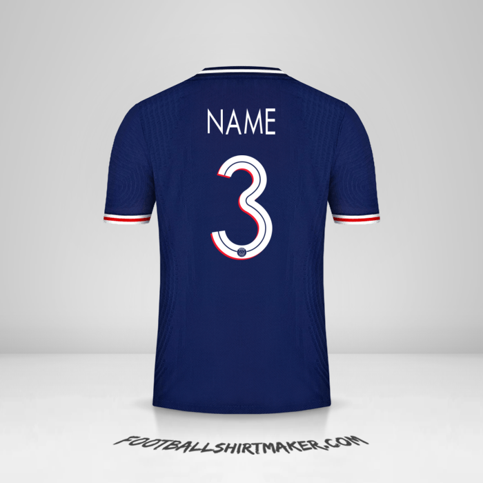 Shirt Paris Saint Germain Cup 2020/21 -  name - 3