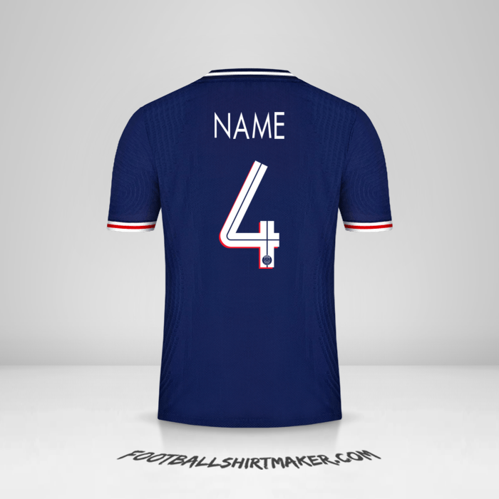 Shirt Paris Saint Germain Cup 2020/21 -  name - 4