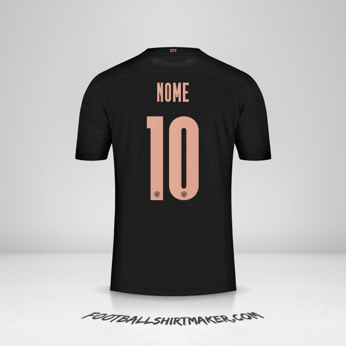 Camisola Manchester City Cup 2020/21 Alternativa -  nome - 10