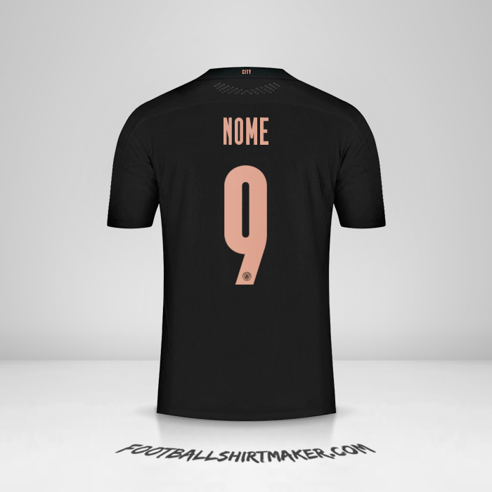Maglia Manchester City Cup 2020/21 Seconda -  nome - 9