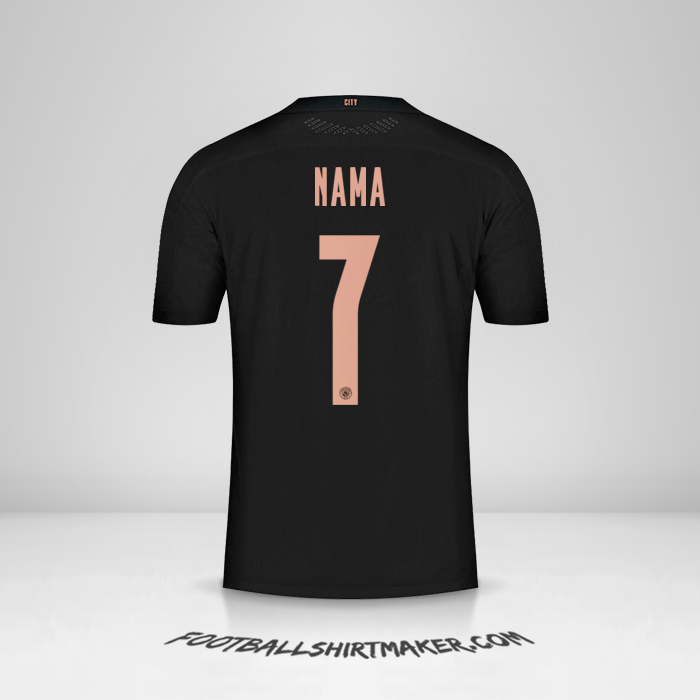 Jersey Manchester City Cup 2020/21 Alternatif -  nama - 7