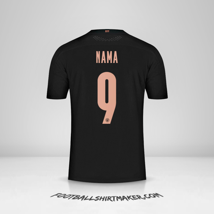 Jersey Manchester City Cup 2020/21 Alternatif -  nama - 9