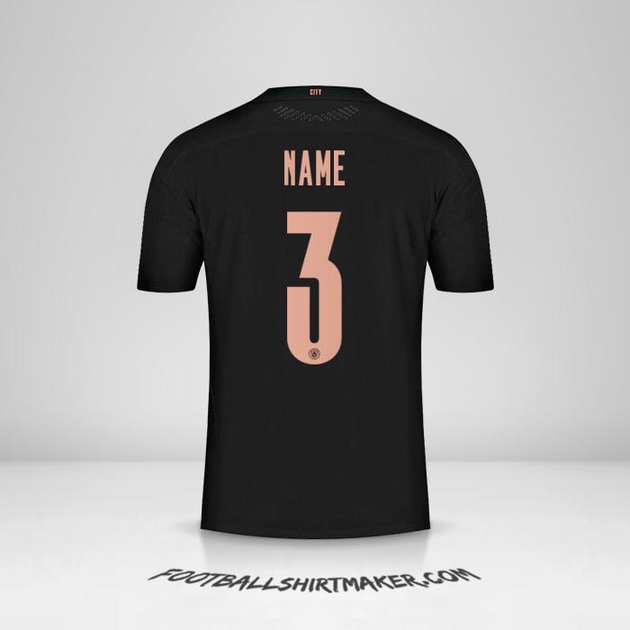 Shirt Manchester City Cup 2020/21 Away -  name - 3