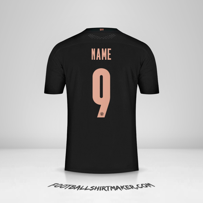 Jersey Manchester City Cup 2020/21 Away -  name - 9