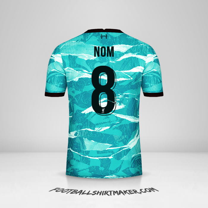 Maillot Liverpool FC Cup 2020/21 Extérieur -  nom - 8