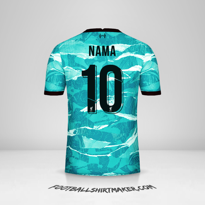 Jersey Liverpool FC Cup 2020/21 Alternatif -  nama - 10