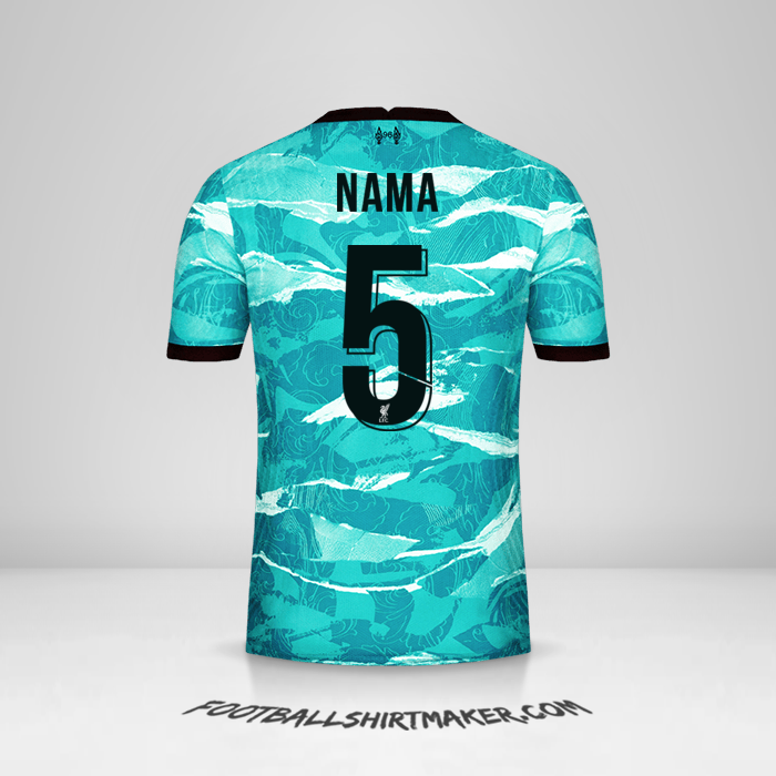 Jersey Liverpool FC Cup 2020/21 Alternatif -  nama - 5