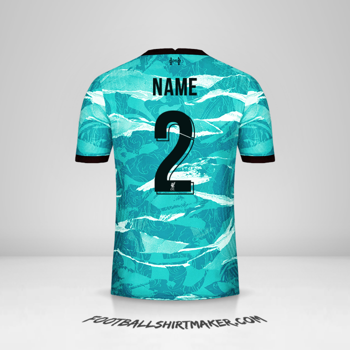 Jersey Liverpool FC Cup 2020/21 Away -  name - 2