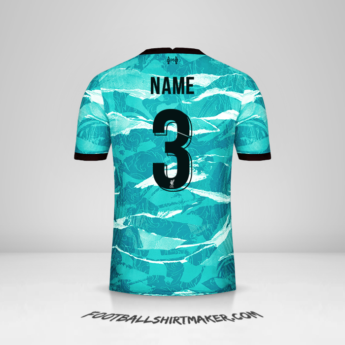 Jersey Liverpool FC Cup 2020/21 Away -  name - 3