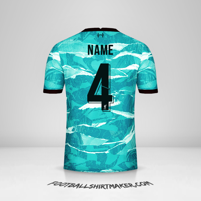Trikot Liverpool FC Cup 2020/21 Auswärts -  name - 4