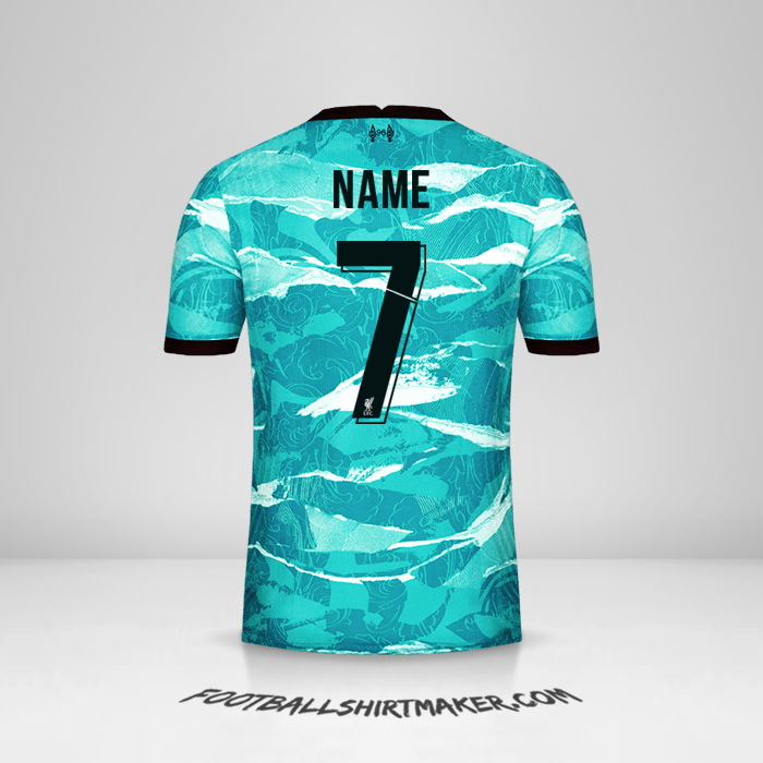 Jersey Liverpool FC Cup 2020/21 Away -  name - 7