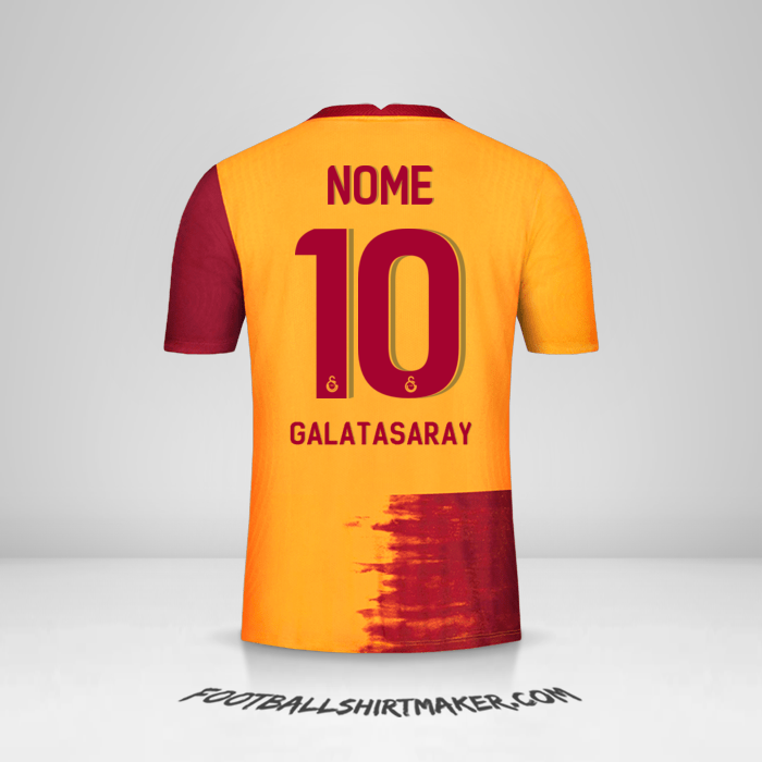 Camisa Galatasaray SK Cup 2020/21 -  nome - 10