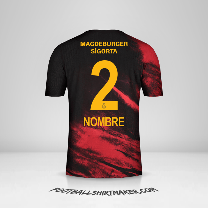 Camiseta Galatasaray SK 2020/21 Visita -  nombre - 2