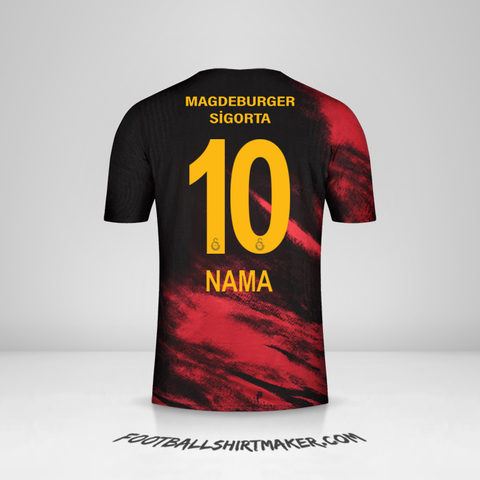 Jersey Galatasaray SK 2020/21 Alternatif -  nama - 10