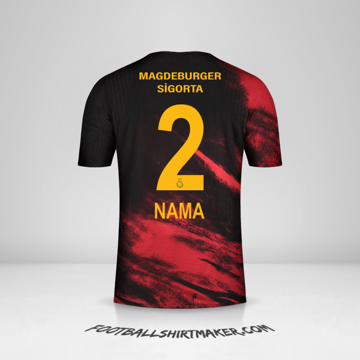 Jersey Galatasaray SK 2020/21 Alternatif -  nama - 2